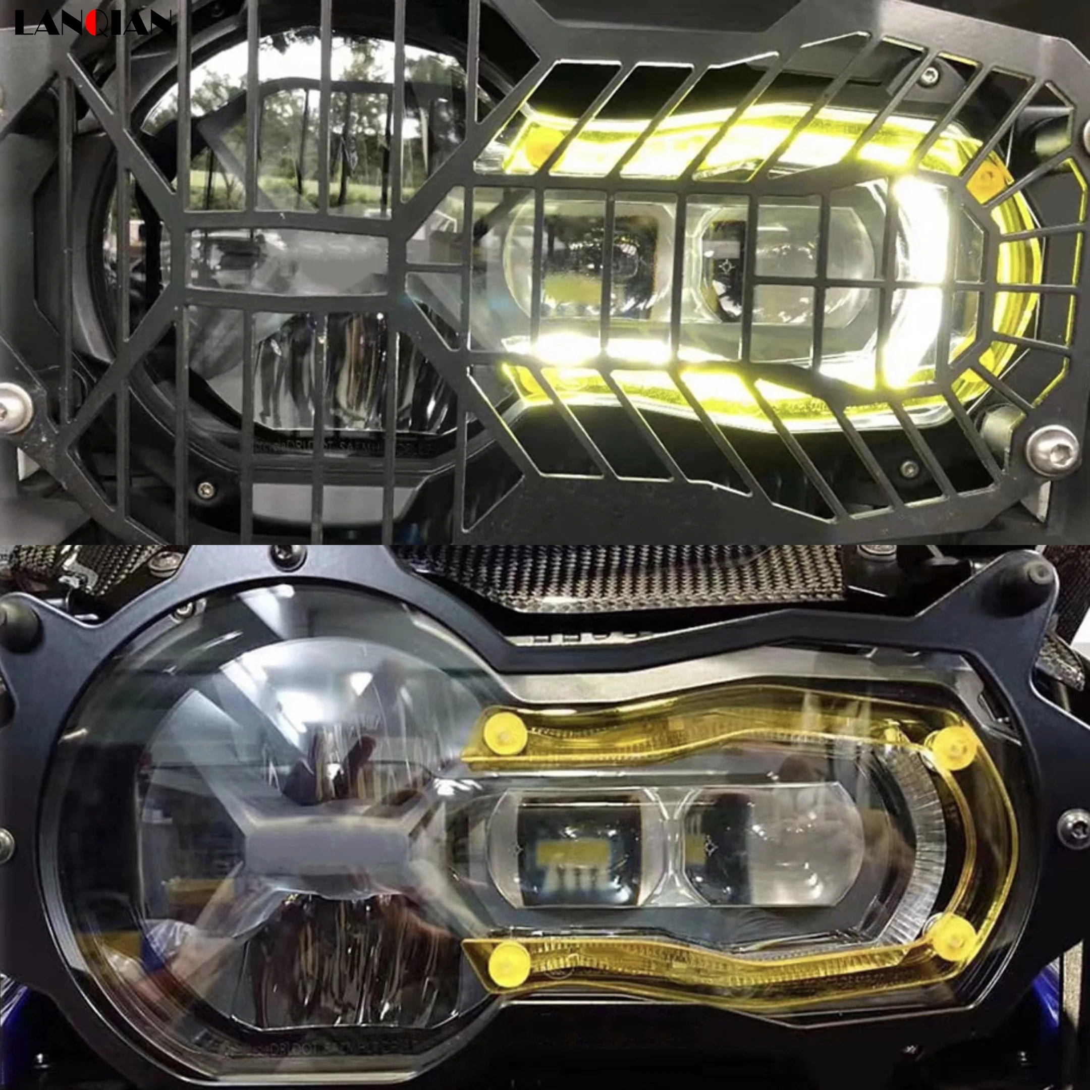 

For BMW R1250GS/ADV R1200GS//ADV/LC/LC ADV R1250/R1200GS Adventure Motorcycle Headlight Protector Head Light Grille Guard Cover
