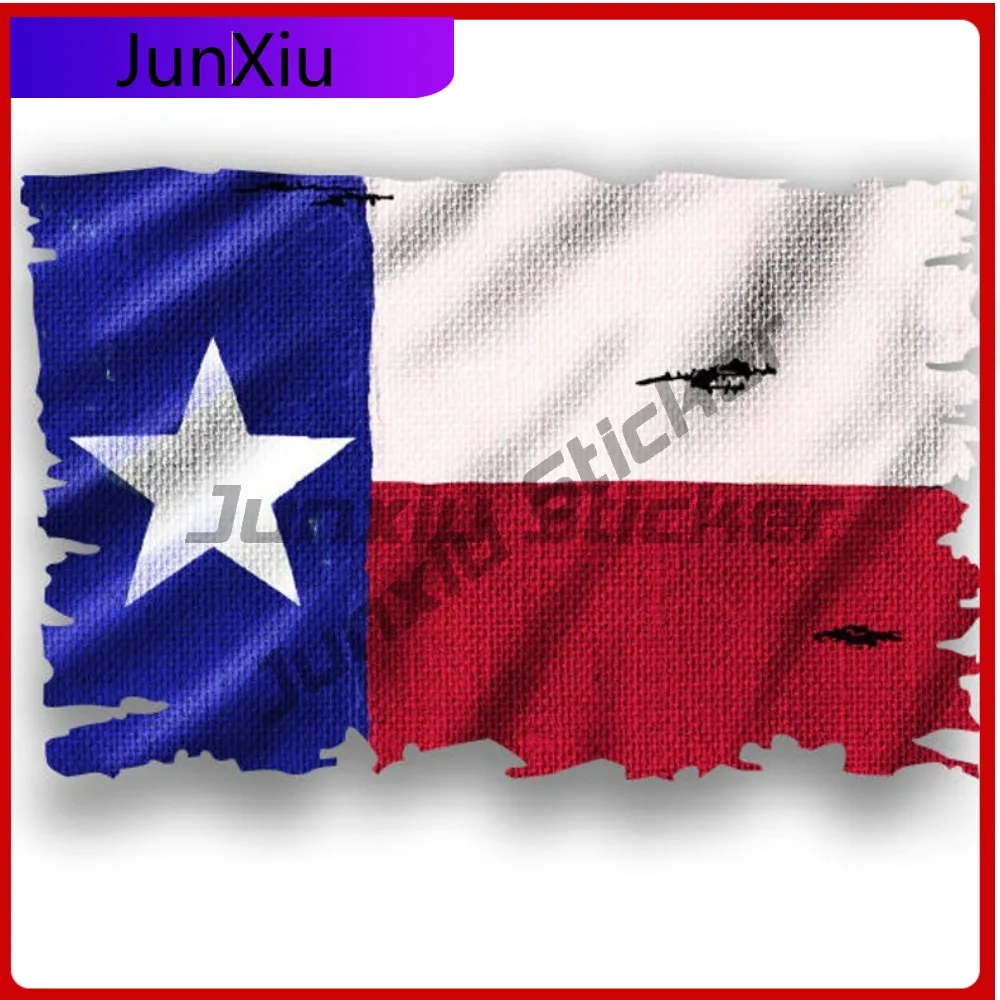 

Texas State Flag With Burlap Pattern Sticker For Car Truck Laptop Rv Camper Windows Windshield Luggage Kayak Suv Or Any Smooth