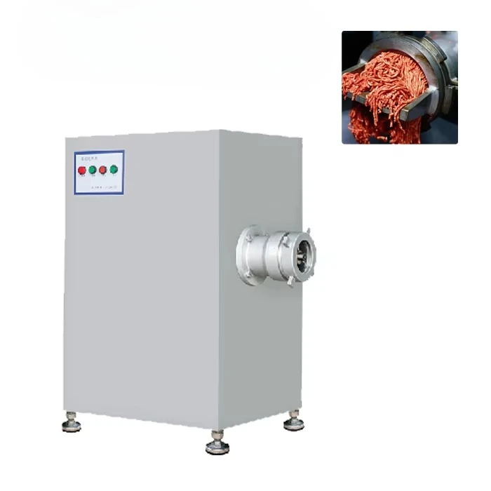 Moedor de carne automático industrial, máquina picadora de carne congelada