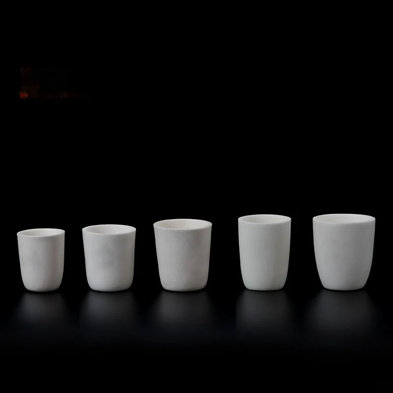 

99% High Purity Corundum Curved Alumina Crucible High Temperature Resistant Ceramic Crucible for Lab Use