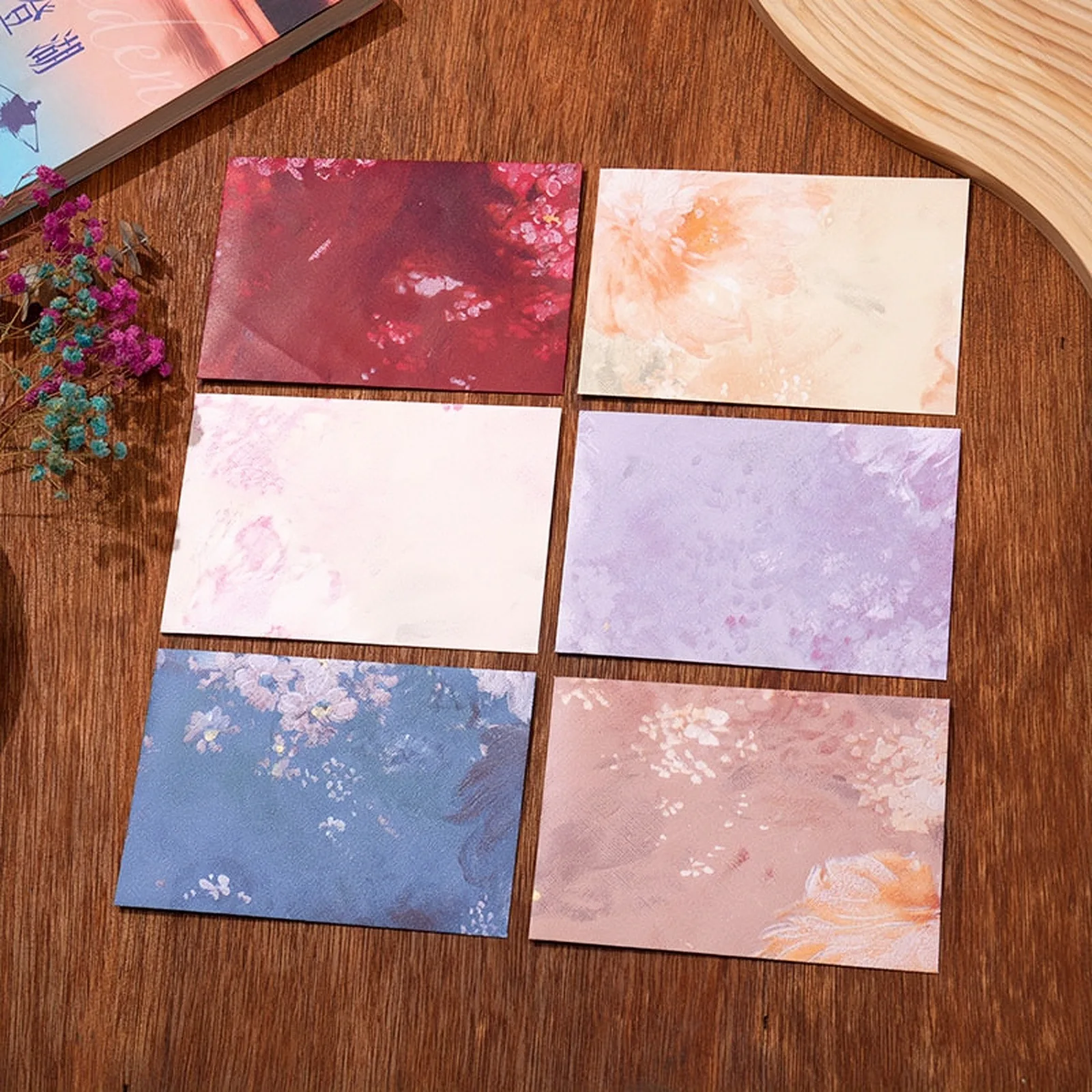 مجموعة دعوة سحب وأحلام الربيع مكونة من 10 قطع - مظروف عتيق إبداعي عالي القيمة بنمط صيني جمالي، مثالي لحفلات الزفاف