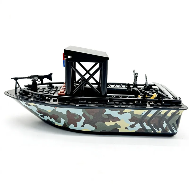 Doll toy accessories assault boat armed boat building block doll small building block toy SWAT soldier mini action doll birthday