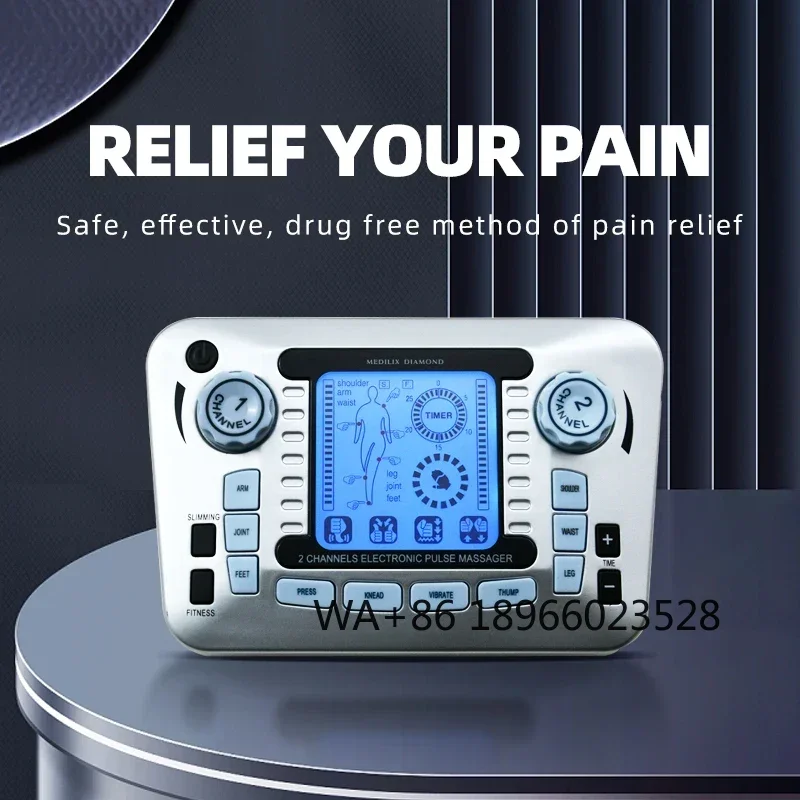 

Tens 7000 Unit Muscle Stimulator Tens Massage For Back Pain Relief Physiotherapy Rehabilitation Physical Therapy Equipments