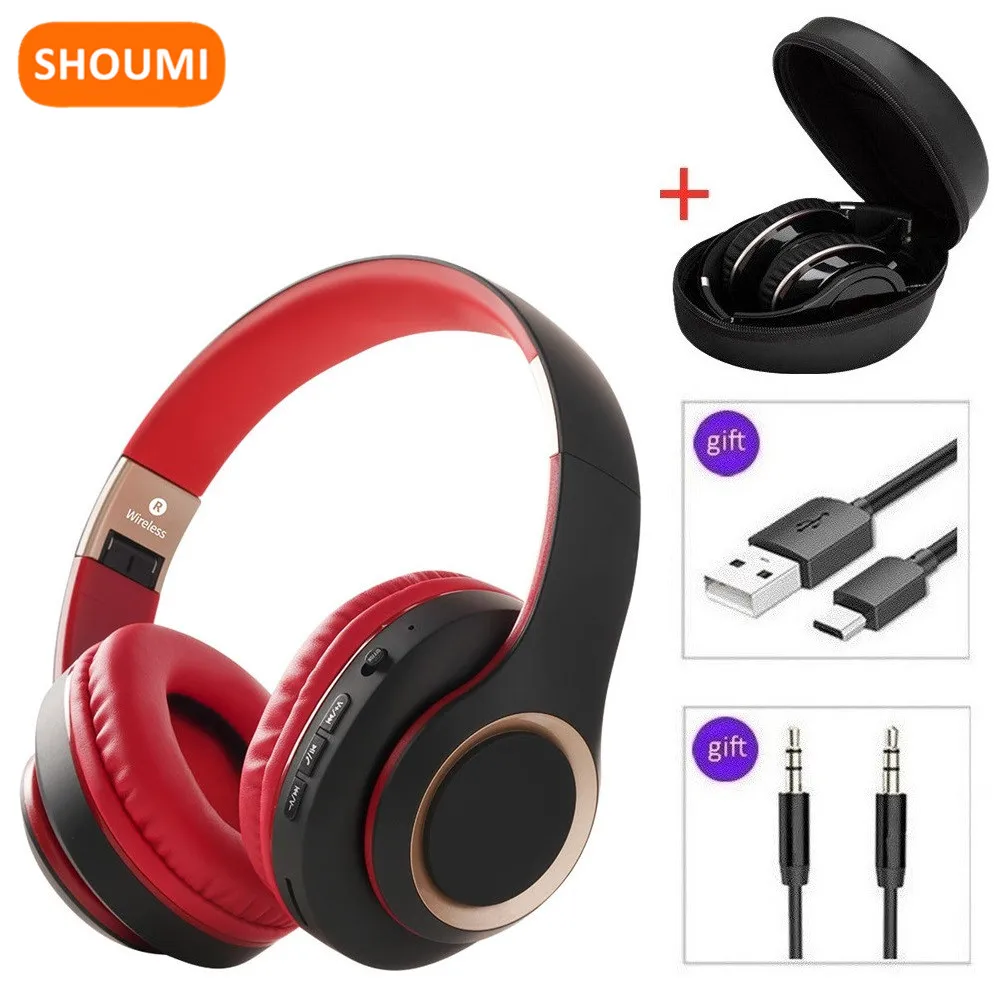 TV Headphones Wireless Helmets Foldable Bluetooth Headset PC Tablet Bluetooth Adapter Waterproof Carry Bag Gaming Music with Mic