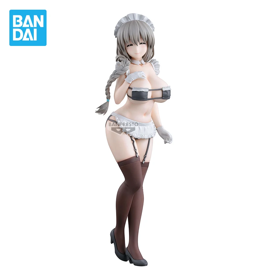 

Banpresto Uzaki chan Wants to Hang Out Anime Figurines Glitter&Glamours Uzaki Tsuki Maid Action Figures Collectible Model Toys