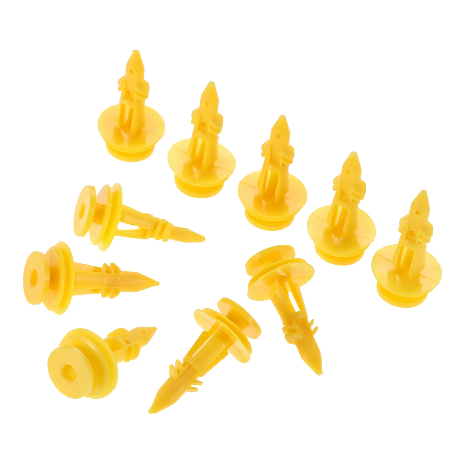 

10pcs Yellow Tail Door Panel Clip Retainer Nylon Part Number 6502991 Fit for WJ Jeep Grand Cherokee Laredo Chrysler