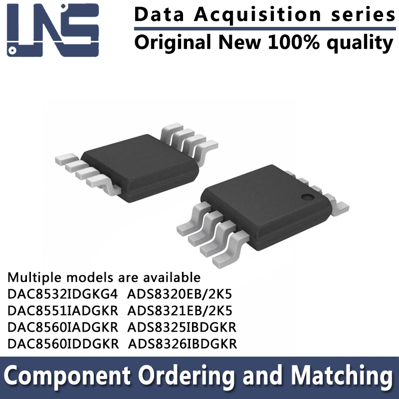 

1pcs ADS8321EB/2K5 ADS8325IBDGKR ADS8326IBDGKR DAC8532IDGKG4 DAC8551IADGKR DAC8560IADGKR DAC8560IDDGKR VSSOP-8 Data Acquisition