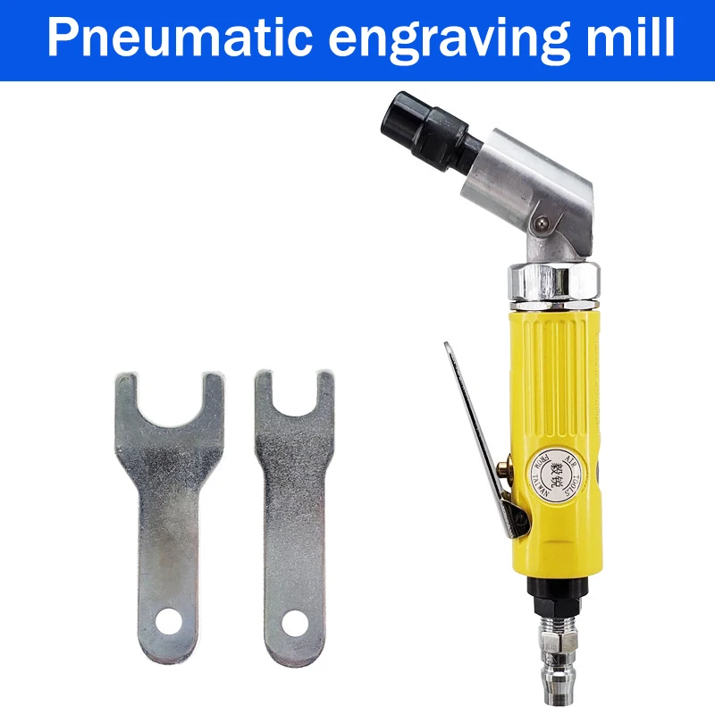 AT-7136 pneumatic engraving mill, air mill, tire mending mill, polishing sander, 115 degree Bench grinder