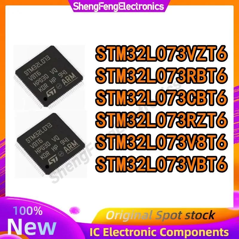 STM32L073CBT6 STM32L073VZT6 STM32L073RZT6 STM32L073V8T6 STM32L073VBT6 STM32L073RBT6 LQFP64 Chip microcontrolador en stock