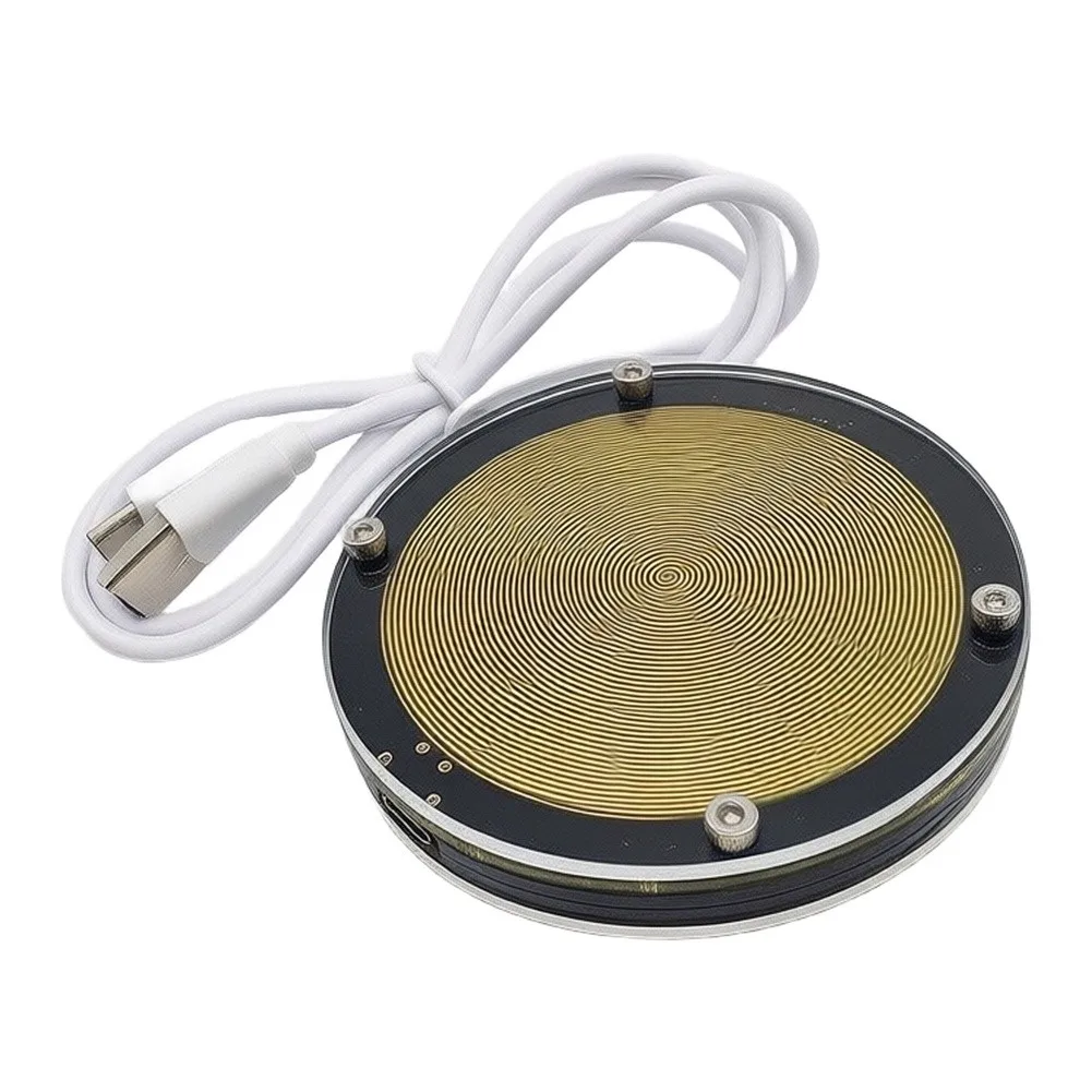 For Schumann Resonance Wave Generator 7.83Hz Frequency Device With For Type C USB Power For Relaxation Sleep Aid Portable Black