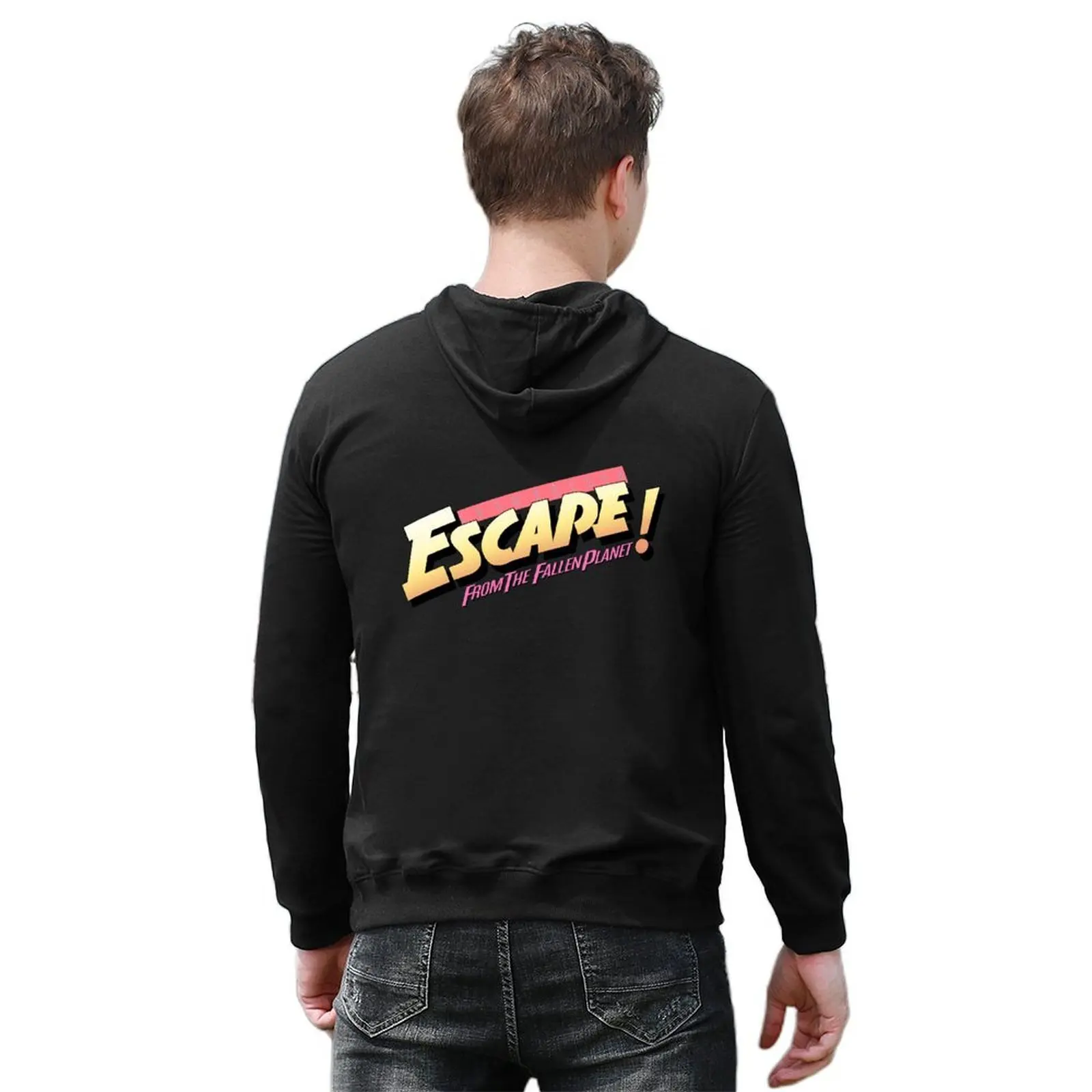 Crumbacher - Escape From The Fallen Planet - عنوان هوديي ملابس رجالي على الطراز الياباني