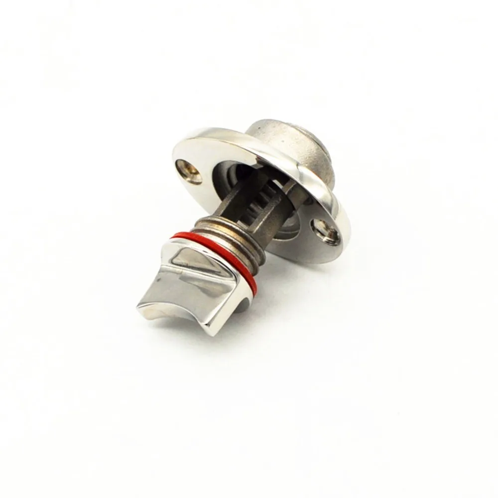 Stainless Steel Drain Plug Rubber Material Steel Construction Bung Hole Water Outlet Round Shape Marine Hardware Kayak Use