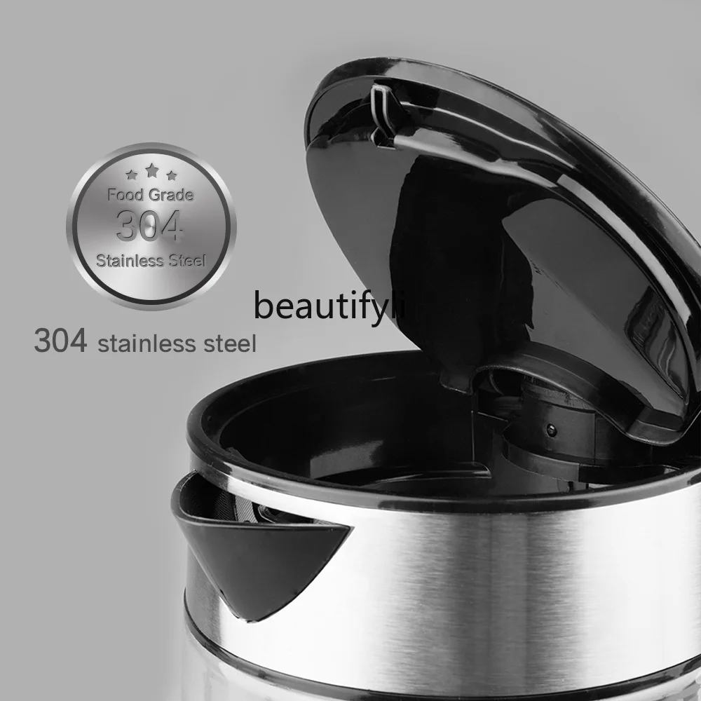 Bollitore in vetro al silicio Gaopeng bollitore in vetro di grande capacità da 1,7 litri bollitore con spegnimento automatico