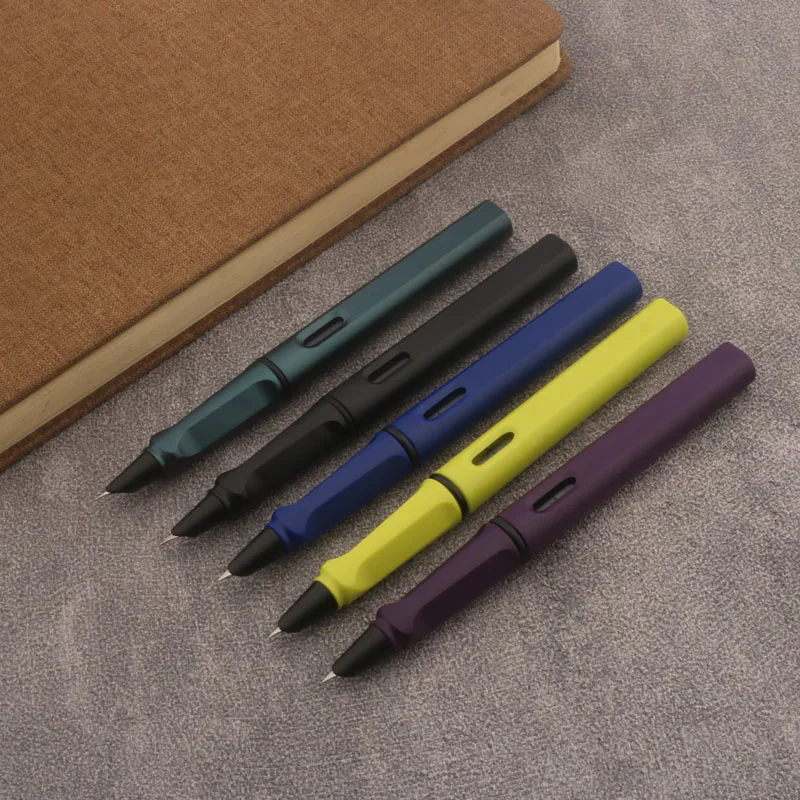 Imagem -04 - Naginata Matte Purple Handmade Fountain Pen Moagem Nib Papelaria Escritório Material Escolar Canetas de Tinta Alta Qualidade