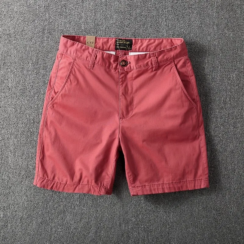 

Loose American Style Elastic Trendy Cooling Feeling Straight Leg Men's Summer Casual Sports Beach Shorts Youth Active Wear