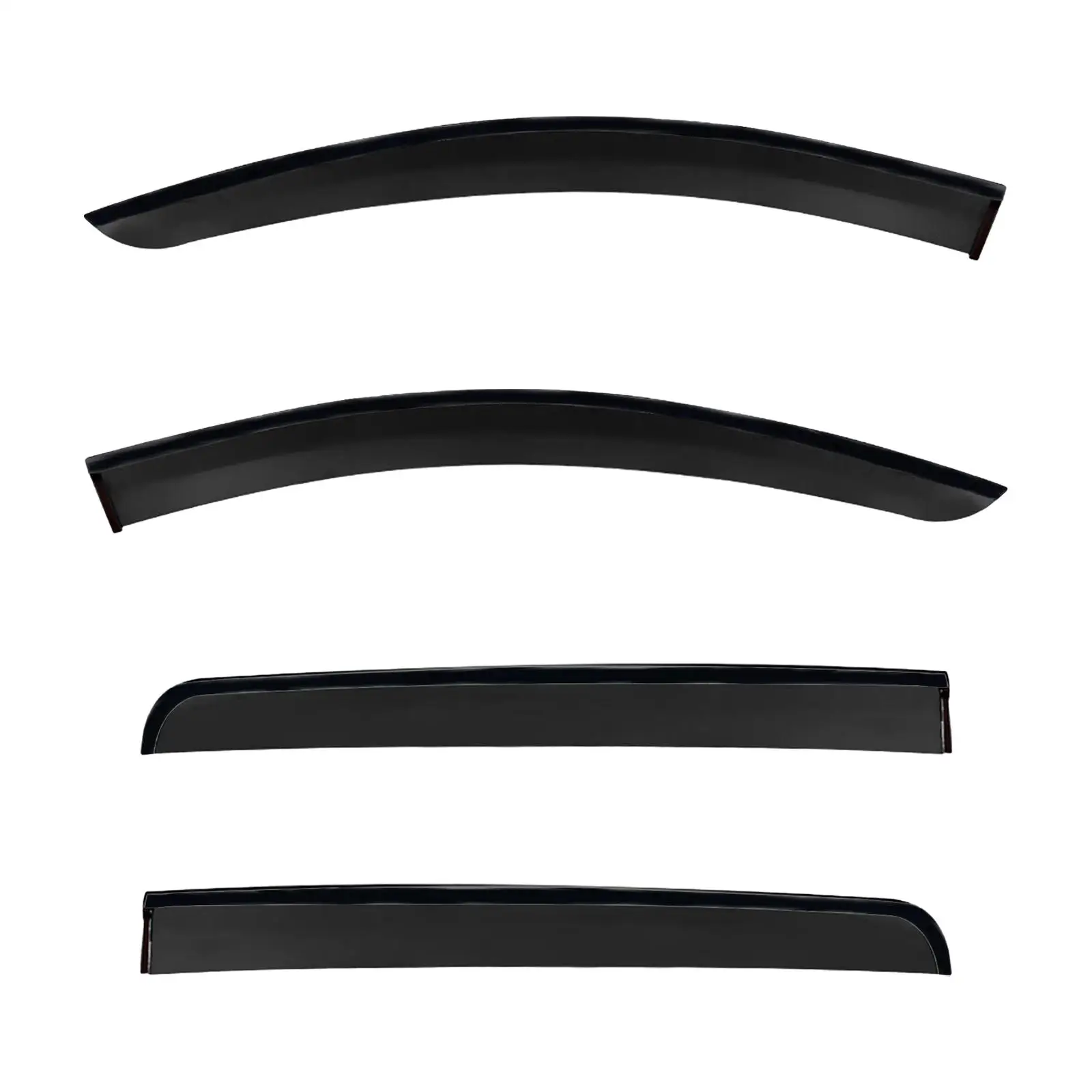 4x Vent Window Visors Wind Deflectors for Fullback MK1 2016-2019