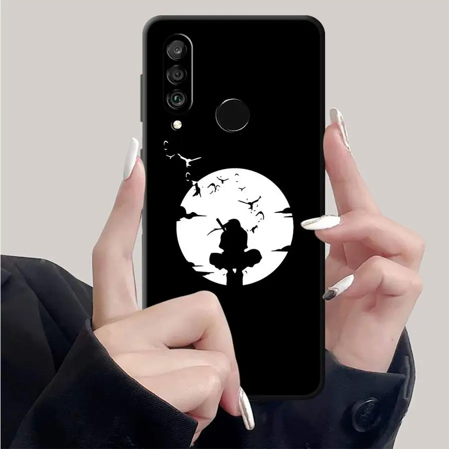 N-Narutos Uchihas Anime-Hülle für Huawei Pura 90 Pro Max 80 Ultra P20 P40 Lite P20 Lite 2018 70 P30 P20 Pro P Smart 2019 Funda