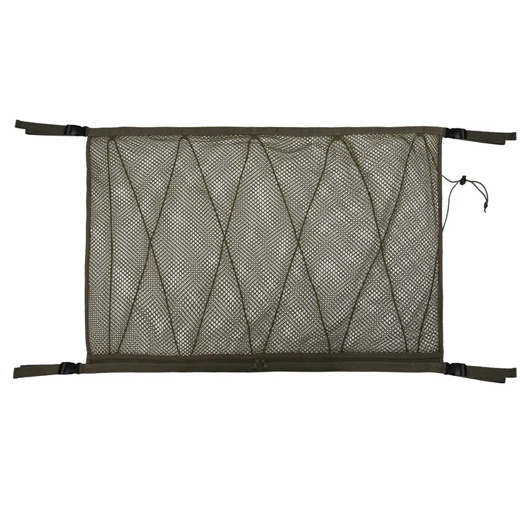 

2022 Car Ceiling Mesh Storage Organizer Cargo Net Pocket Interior Overhead Roof Top Bag Car Trunk Storage Organizer