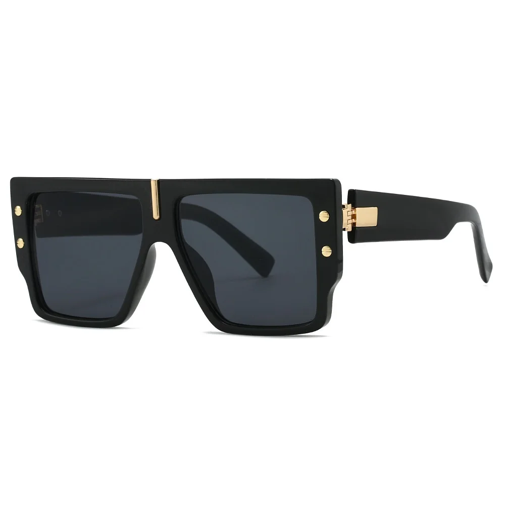 

Big Frame Vintage Sunglasses Men Brand Square Sun Glasses Retro Black Oversized Glasses Goggle for Male Women Sunglasses ﻿ ﻿