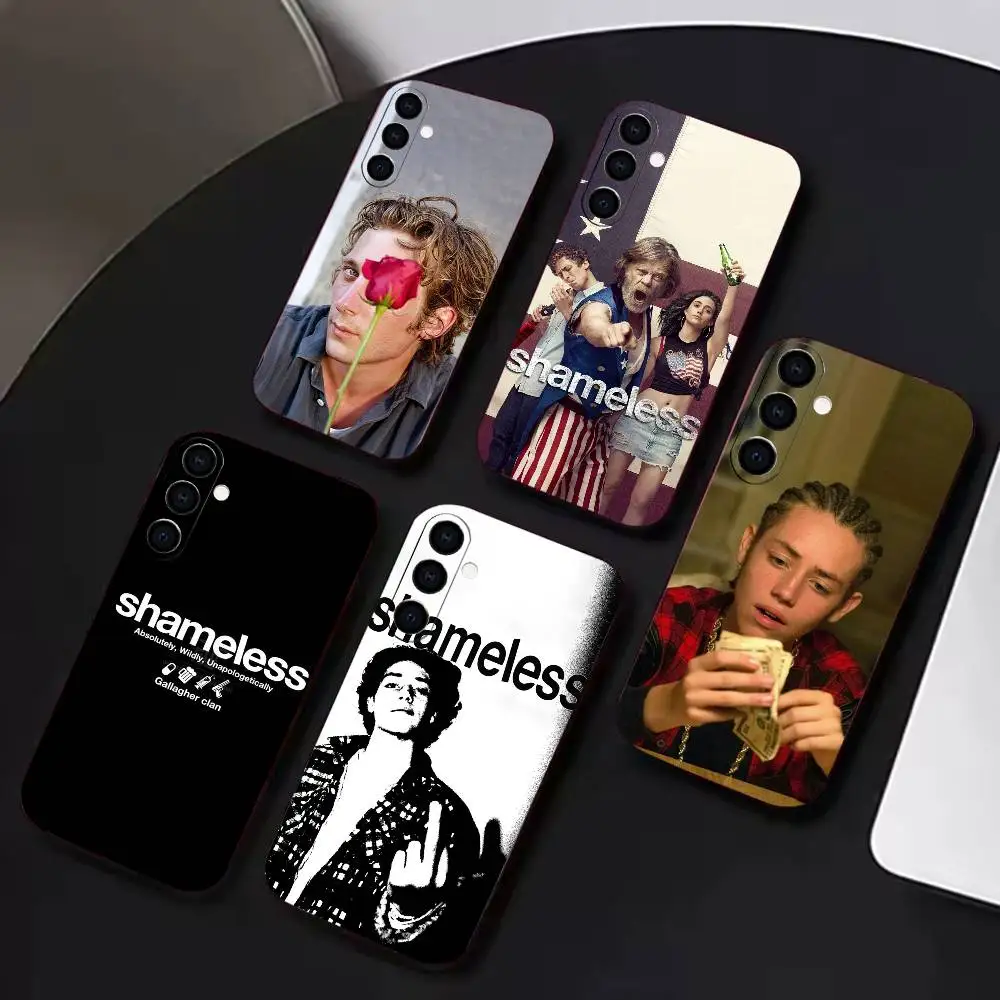 Classic TV L-Shameless Gallagher Phone Case Black Soft Silicone TPU For Samsung A72,A51,A70,A71,A53,A52,A73