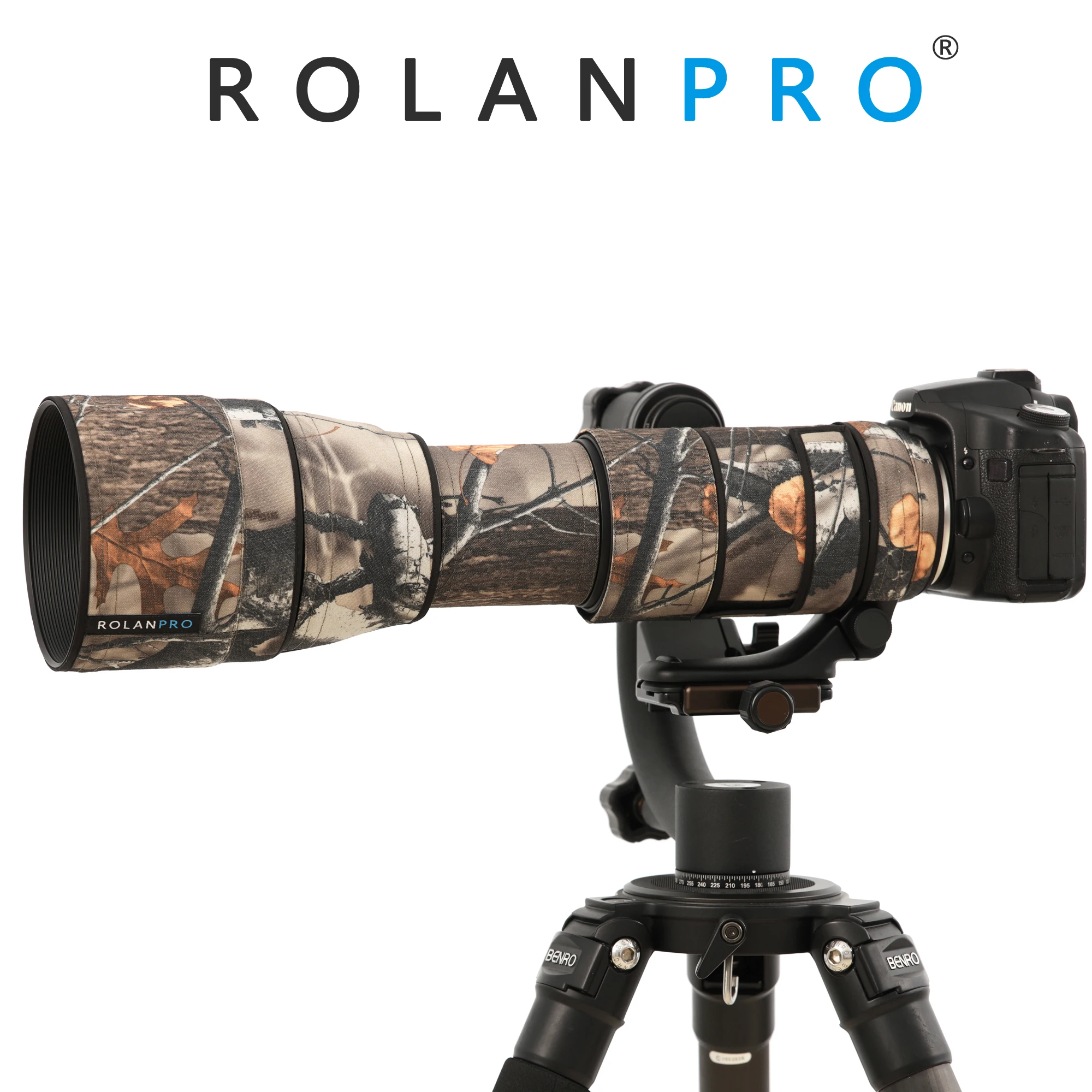 ROLANPRO Camouflage Lens Cover for Tamron SP 150-600mm F/5-6.3 Di VC USD G2 (A022) Clothing Rain Coat Lens Sleeve Guns Case