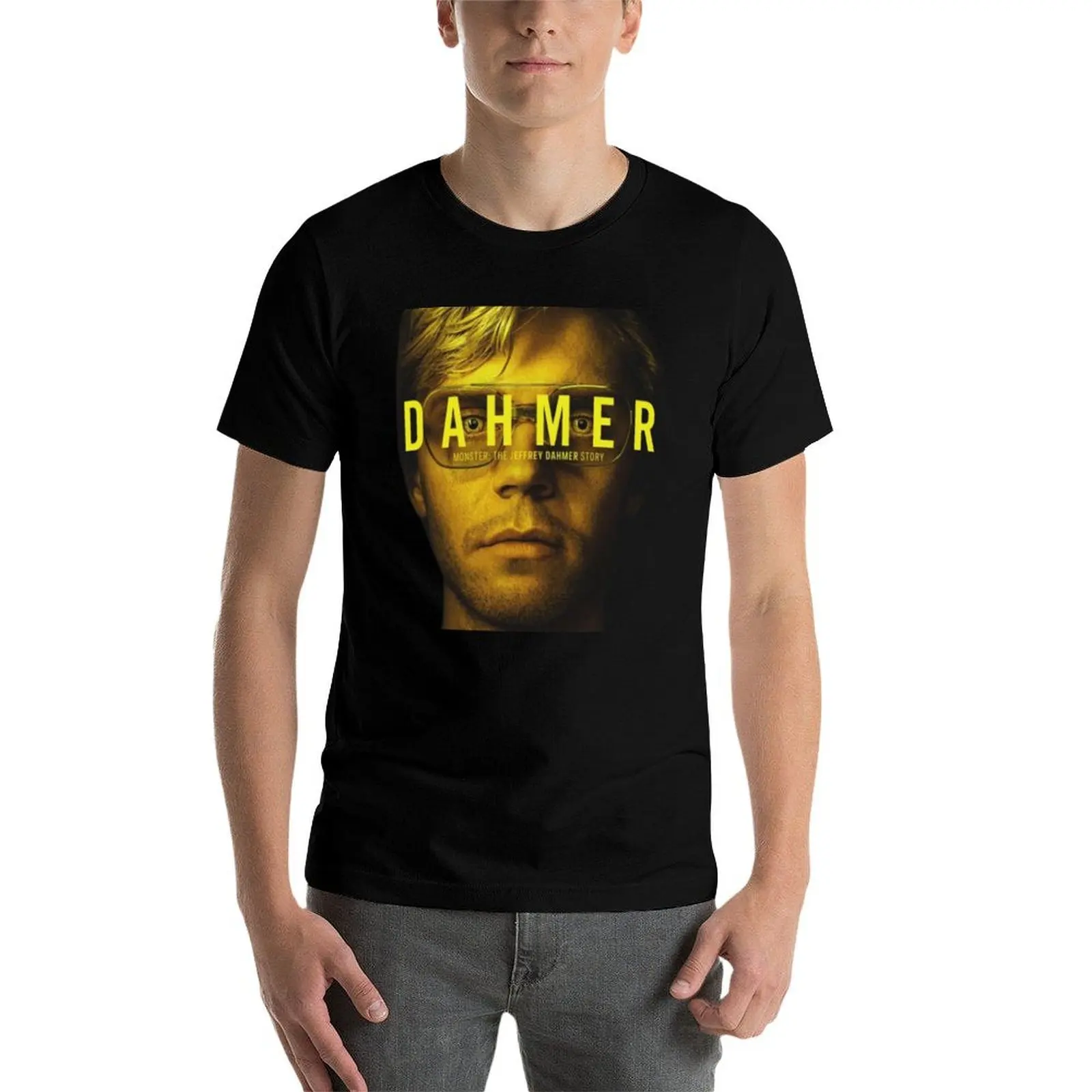 تي شيرت Dahmer تي شيرت رجالي مصمم برسوم جرافيك تي شيرت رجالي تي شيرت جرافيك