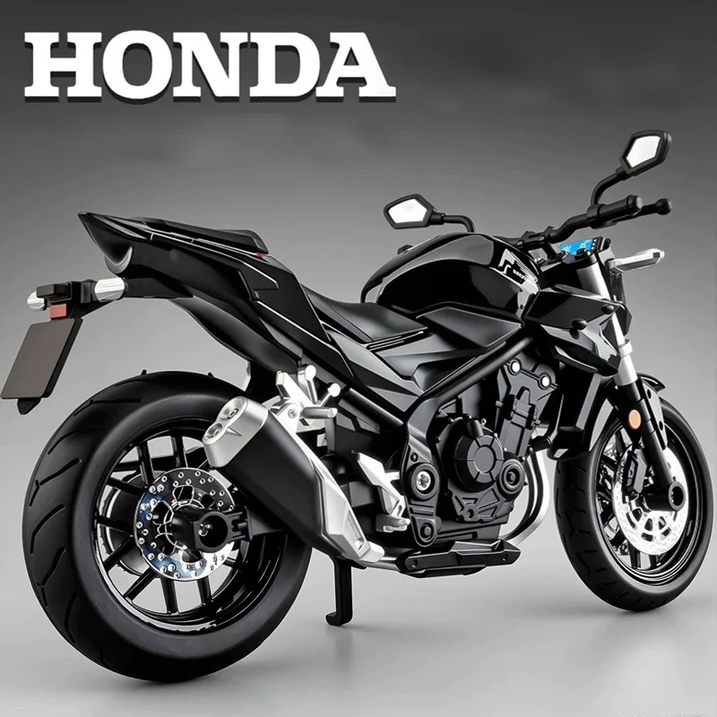 

1:12 HONDA CB400F Alloy Sports Motorcycle Model Diecasts Street Racing Motorcycle Model Simulation Sound and Light Kids Toy Gift