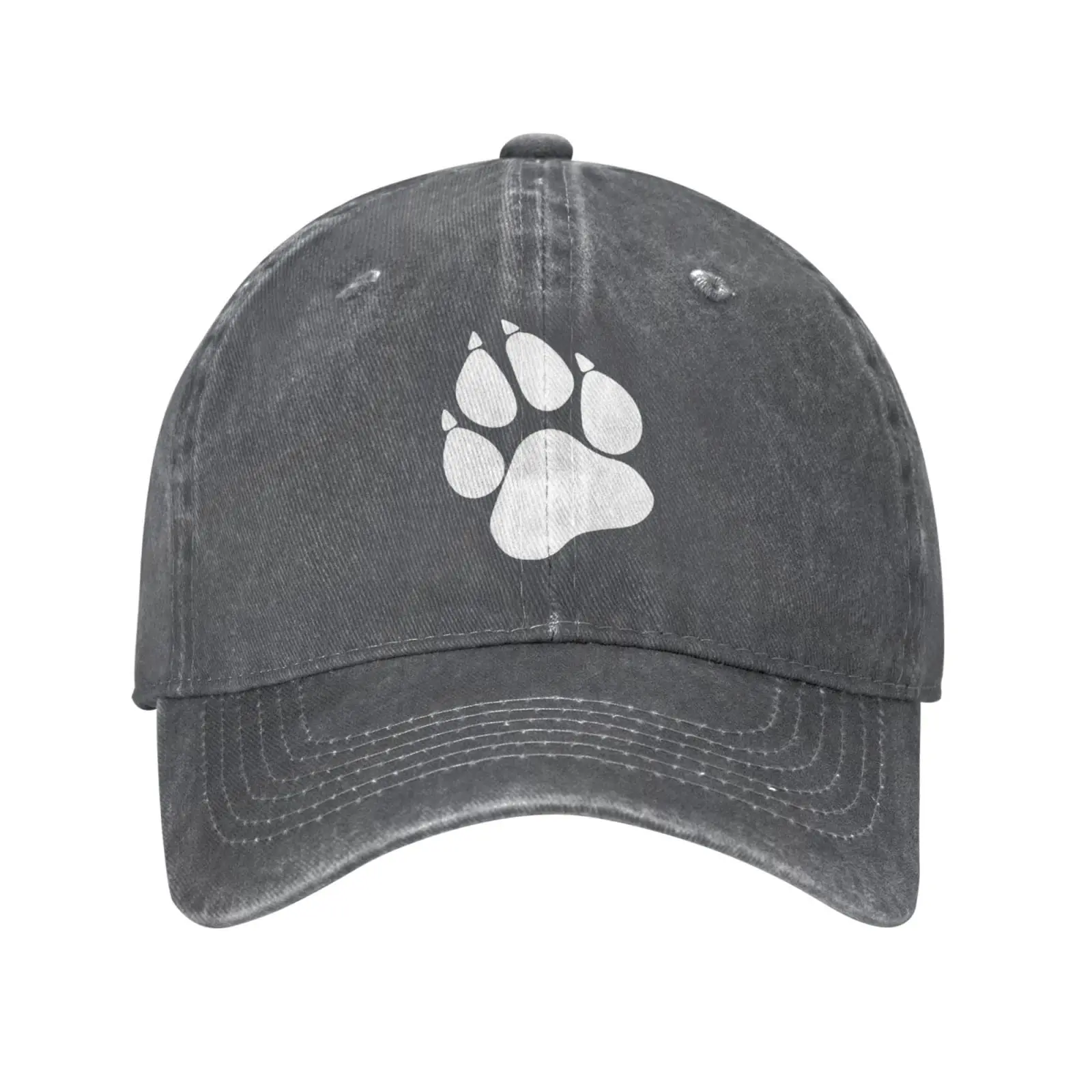 Boné de beisebol Wolf Paw Cowboy para homens e mulheres, Trucker Hats