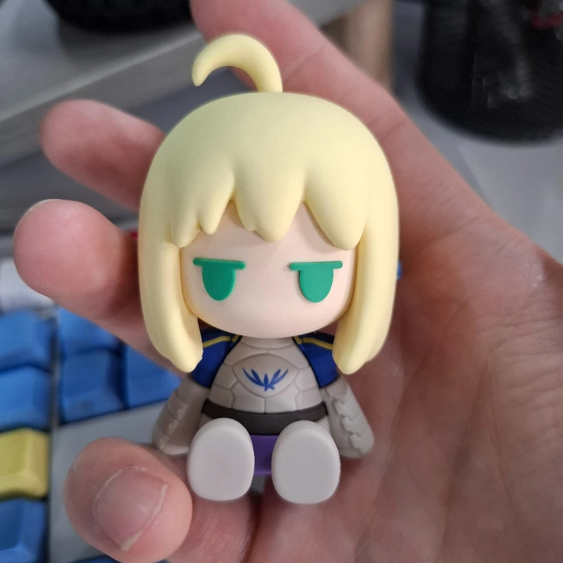 6cm Sabe Figure FGO Game Peripherals Altria Pendragon Desktop Ornaments Fate/stay Night Anime Peripherals Cute Room Decoration