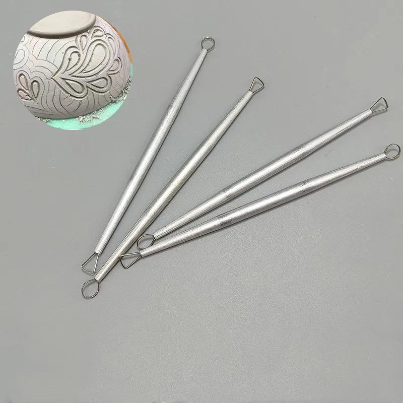 Klei Beeldhouwen Gereedschap aardewerk knijpen Carving ambachtelijk keramiek Lint Draad Eindlus Detail Textuur Trimmen Modellering Leveranties Gereedschap