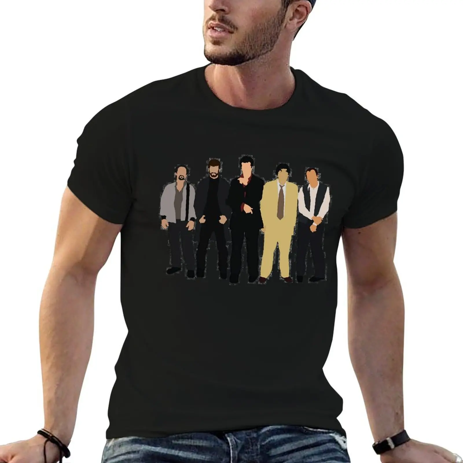 Music Vintage The Usual Suspects nyc Finest Taxi Service Mens T-Shirt summer top quick-drying customs plus size men clothing