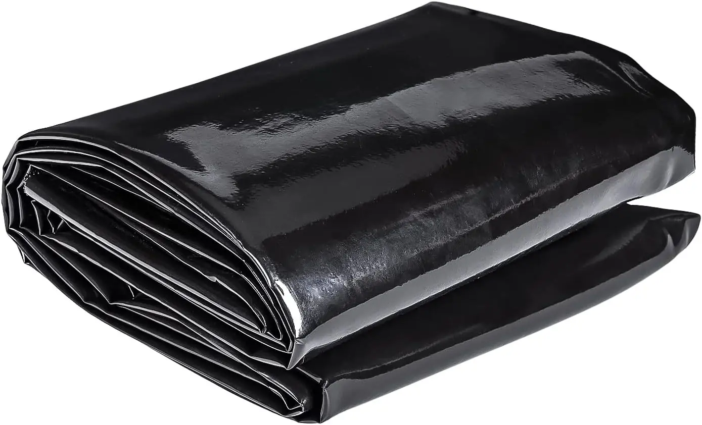 

Пленка для пруда 10 x 13 футов, 20 мил, из HDPE, УФ-стойкая, предварительно формованная, легко режется, подложка для фонтана, водопада, пруда с карпами кои