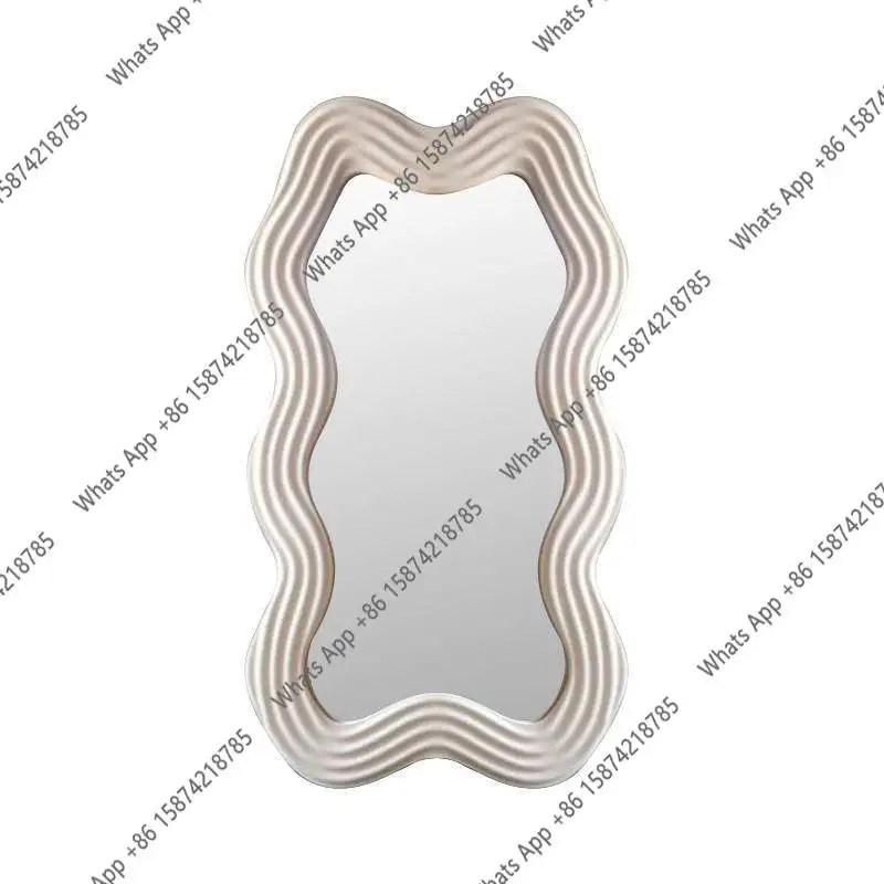 American creative dressing mirror European irregular full-length mirror clothing store fitting cloakroom floor mirror