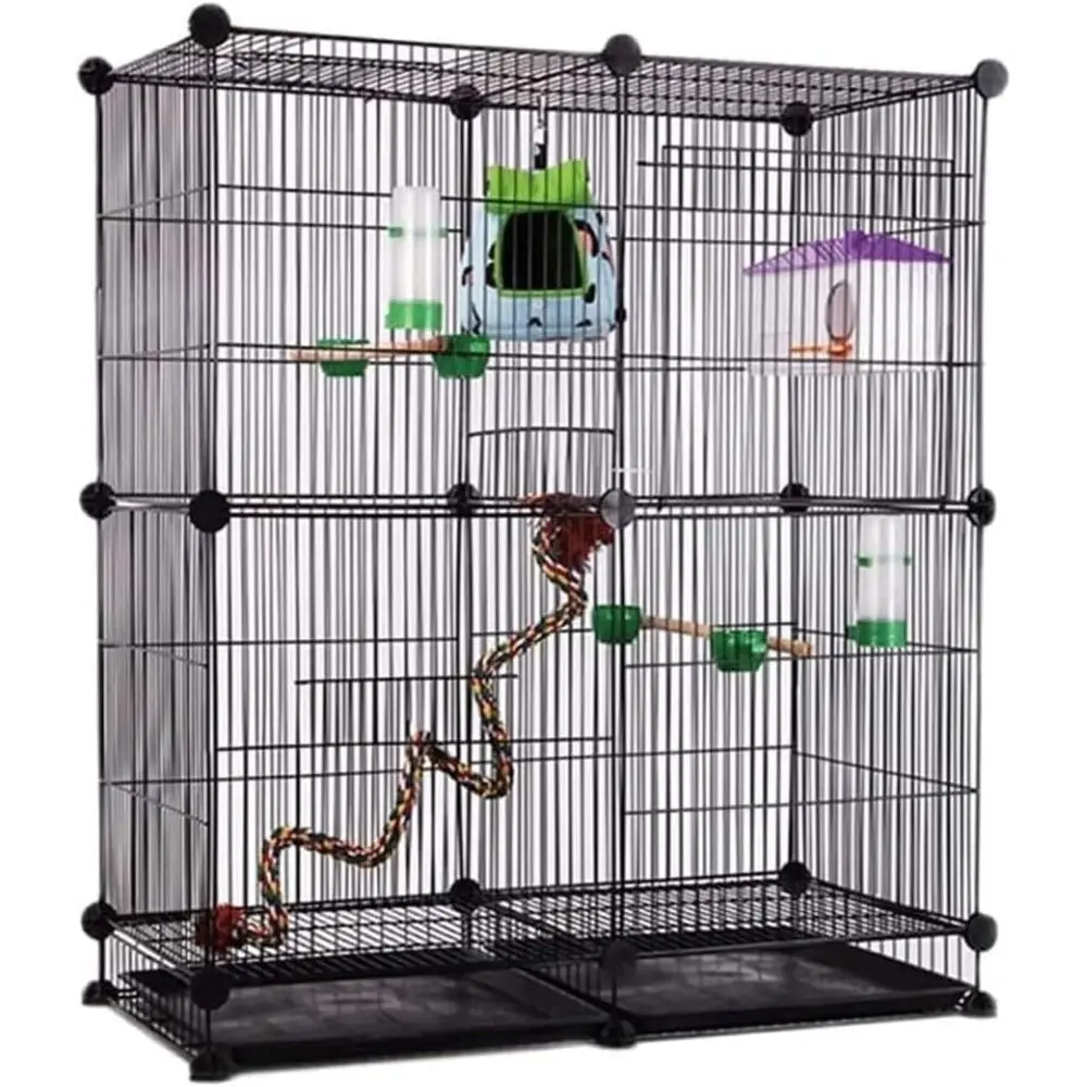 

Большая металлическая клетка для птиц для использования в помещении/на улице - Креативный домик-переноска для легких птиц и попугаев