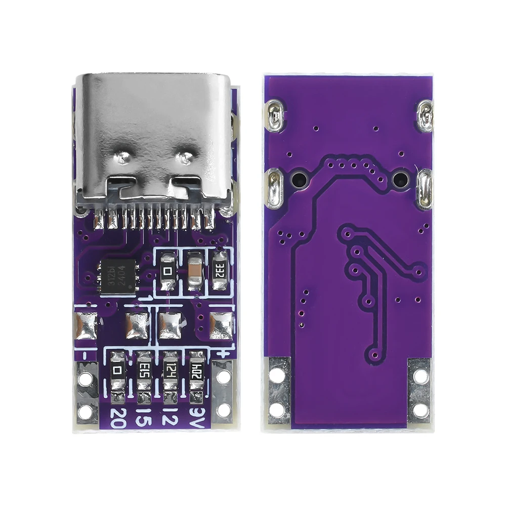 Type-C PD3.1 PD3.0 QC3.0 Deception Board Trigger Fast Charge โมดูล 9 V/12 V/20 V/28 V/36 V/48 V แรงดันไฟฟ้าโมดูล
