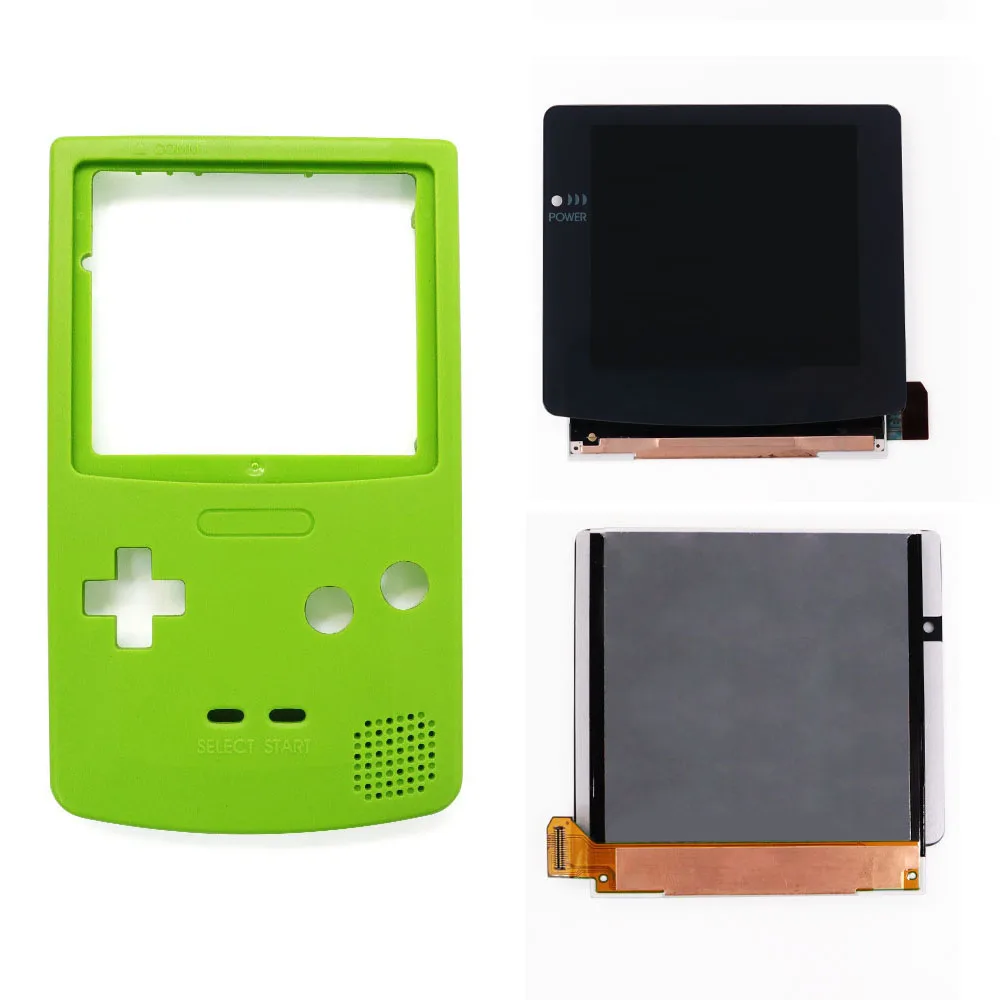 Hispeedido For GameBoy Color GBC IPS Backlight LCD Kits Q5 2.0 Laminated Screen Retro Pixel Mod Kits