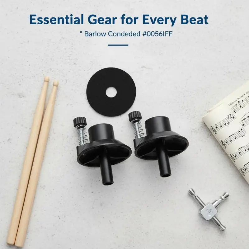 textureProfessional Hi Hat Cymbal Holder Drum Hardware Replacement Bracket Durable Mount for Beginners or Experts