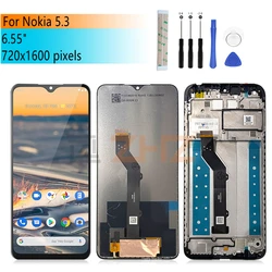 IPS LCD For Nokia 5.3 Display Touch Screen Digitizer Assembly TA-1234, TA-1223, TA-1227 Screen Replacement Repair Parts 6.55