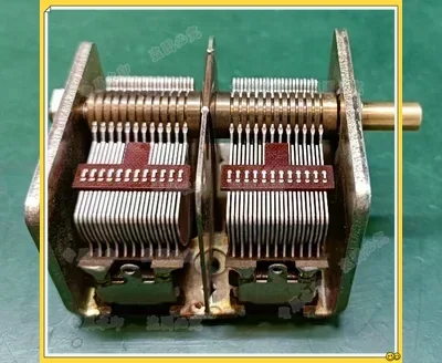 

Cb-2-365 Air Medium Dual Variable Capacitor Mineral Radio Electronic DIY