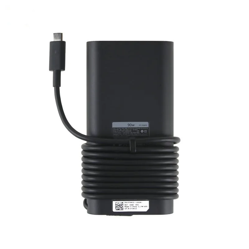 

New 90W 4.5A 20V AC Adapter For Dell Thunderbolt 3 Latitude 3400 3500 5289 Type-C Laptop Charger LA90PM170 DA90PM170 DA65NM170