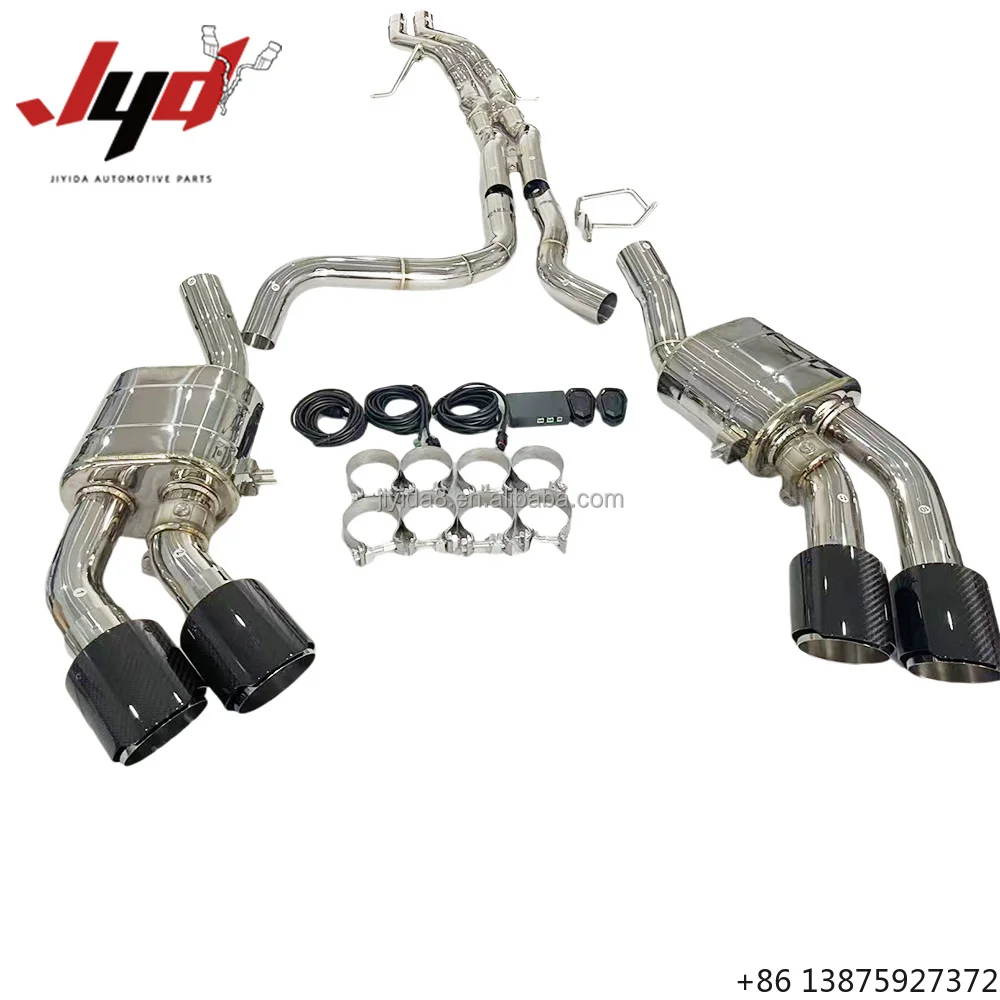 

Высокопроизводительные насадки на выхлопную систему JYD из нержавеющей стали для S 3.0 с наконечником из углеродного волокна