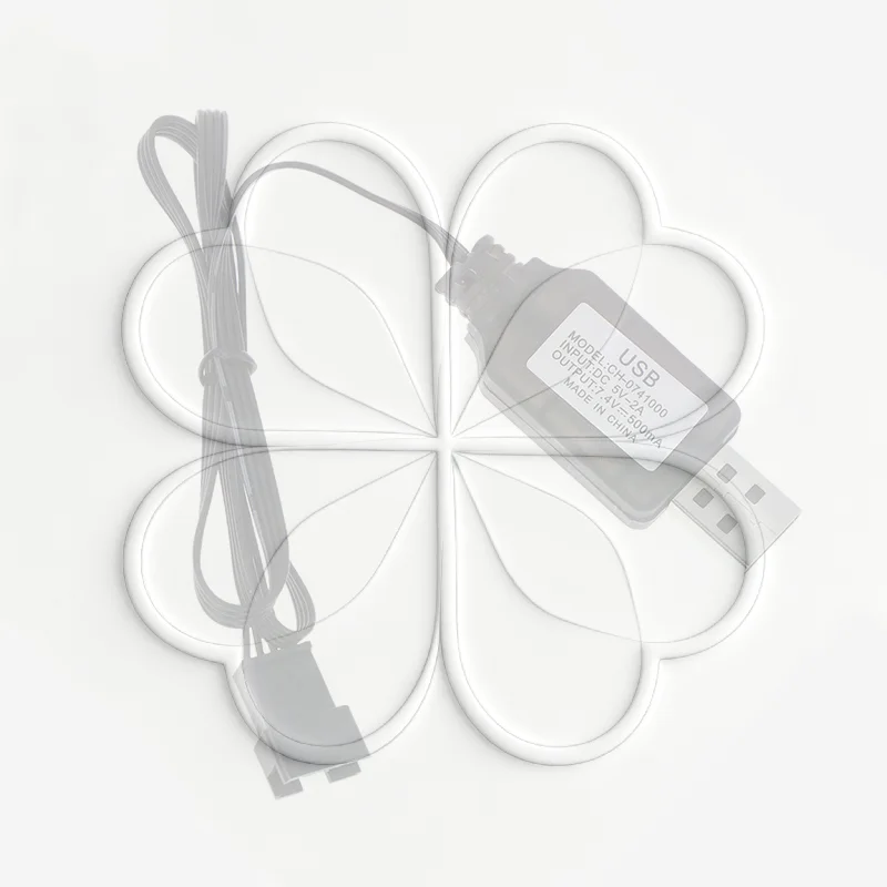 1PCS 7.4V SM-4P Plug USB Charger For DE36W DE65 HM202 EC08 EC16 RC Car M416 Electric Gel Ball Blaster Battery Charger