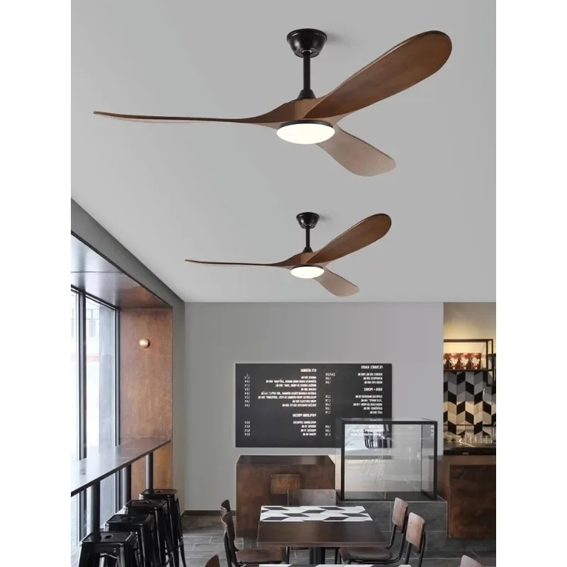 Strong wind ceiling fan light, American style retro fan light, restaurant living room, commercial industrial wind variable frequ