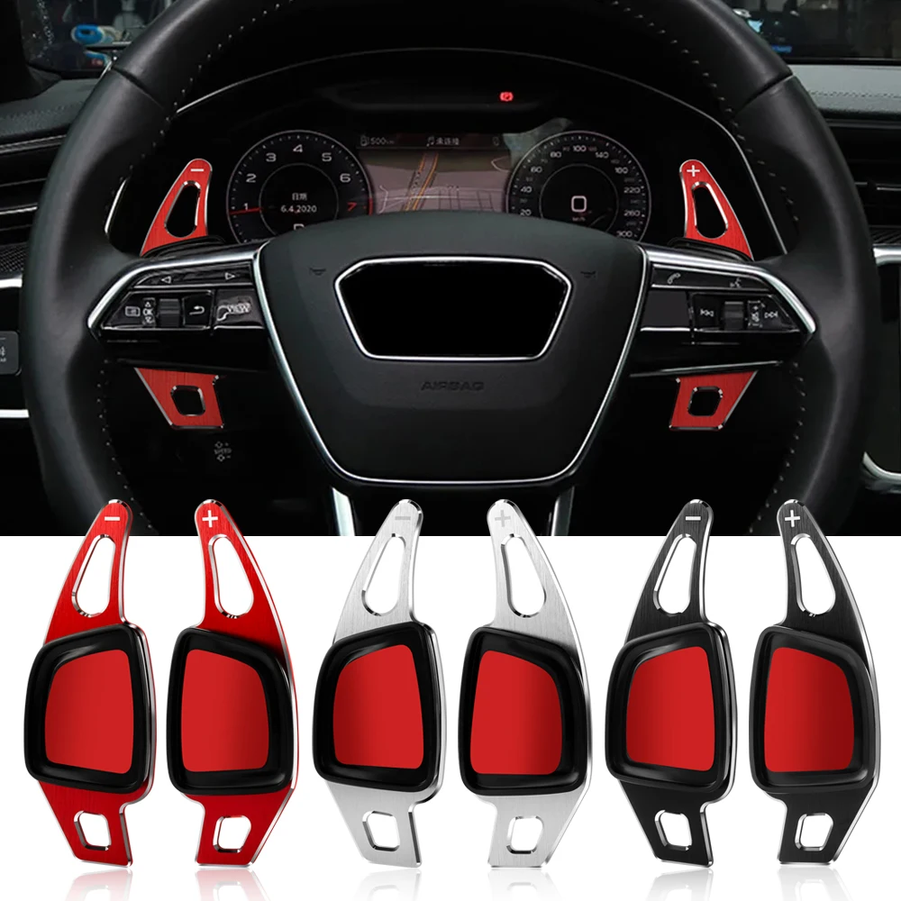 

Для Audi A3 A4 A5 S3 S4 S5 SQ5 SQ7 Q2 Q3 Q5 Q7 Расширение рычага переключения передач Рулевое колесо Пелюстка переключения передач