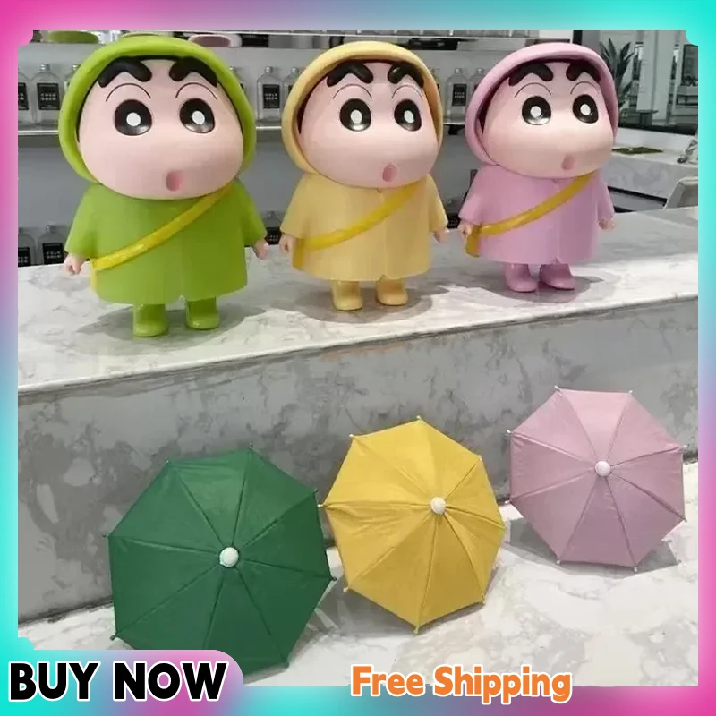 

Crayon Shin-Chan 40cm Large Raincoat Figure Series Model Car Ornament Doll Collection Decoration Anime Limited Birthday Gifts