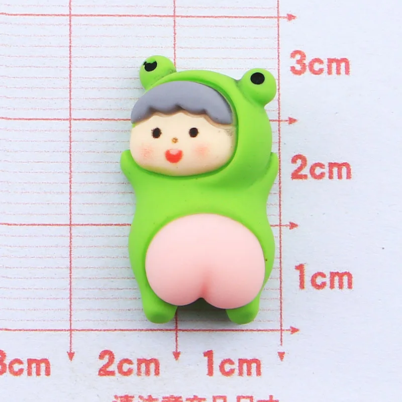 لطيف الكرتون الحيوانات راتنج مسطح كبوشن سكرابوكينغ لتقوم بها بنفسك مجوهرات كرافت اكسسوارات الديكور 10 قطعة-HL82 #4