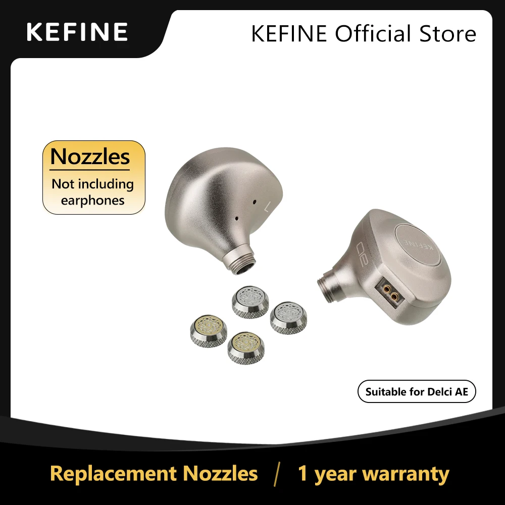 KEFINE Nozzle for Kefine earphones -Klean, Klean SV,Delci, Delci AE, Quatio