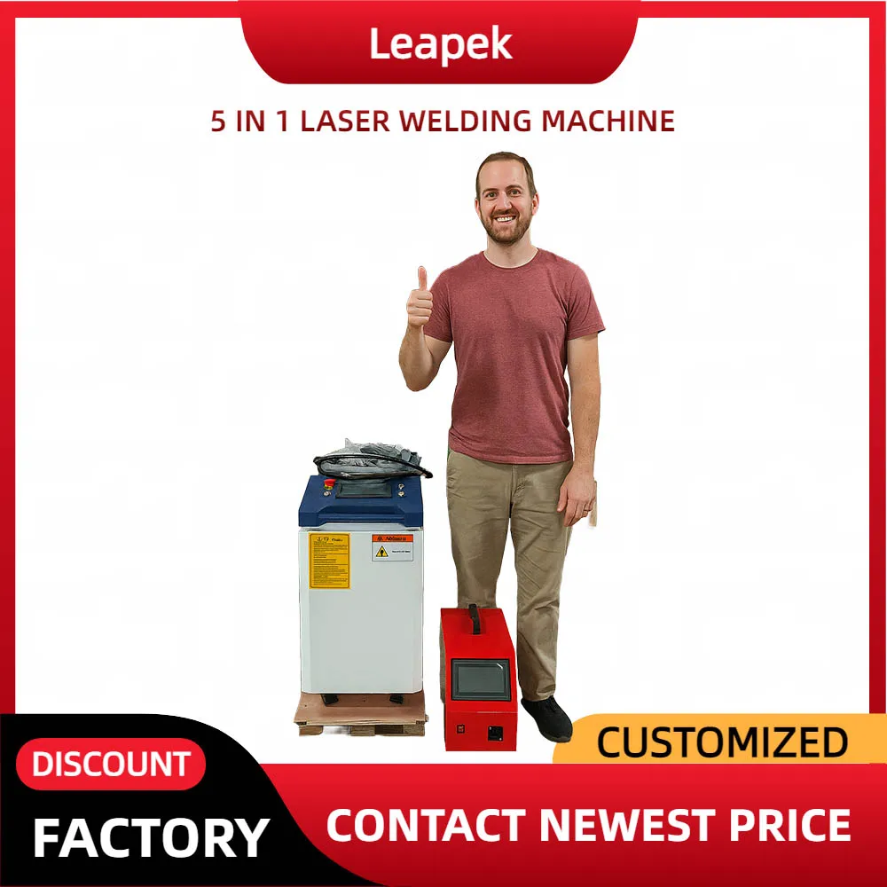 

5-in-1 Handheld Fiber Laser Welder Water-Cooled Portable for Metal Stainless/Aluminum