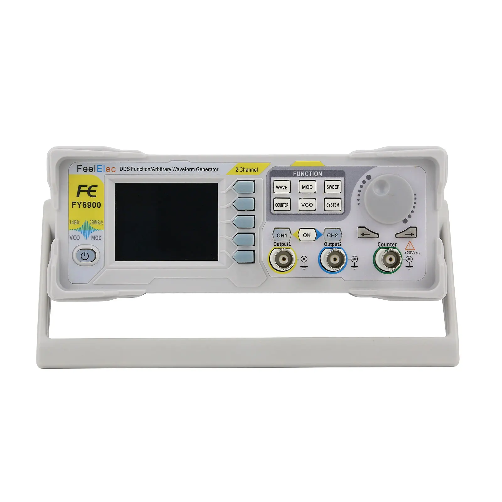 FY6900-50M 50MHz 2-Channel Function Arbitrary Waveform Generator Pulse Signal Frequency Counter
