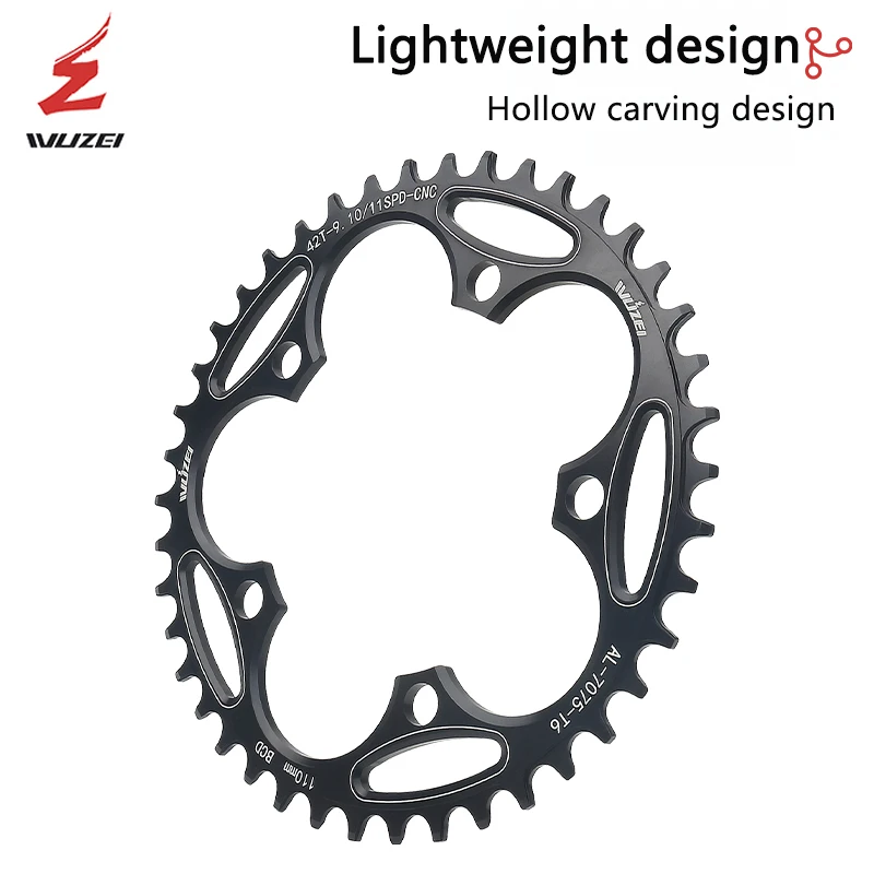 110 130 BCD road bike 5 bolt folding bike crankset 36T 38T 40T 42T 46T 50T narrow wide star bicycle single speed crankset